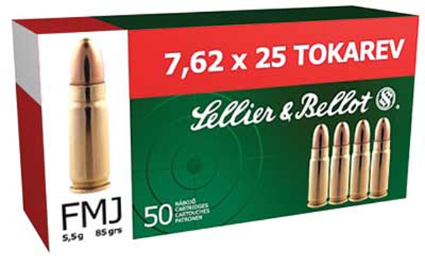 S&B 7.62X25 85 FMJ 50 - Win Repeating Arms Promotion